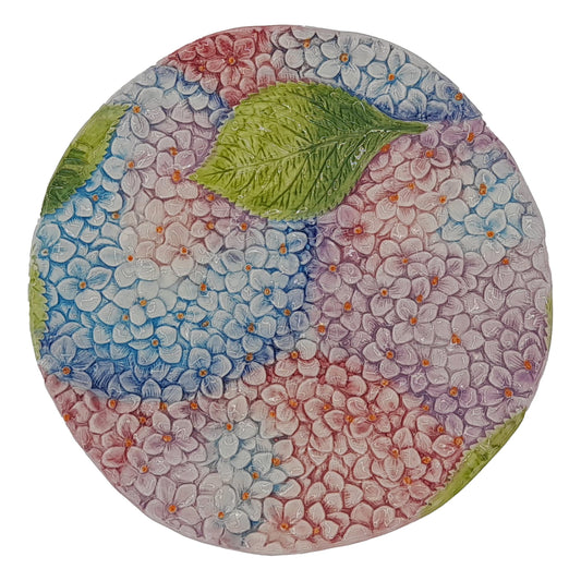 Les Ottomans Ortensia Hand Painted Porcelain Salad Plate