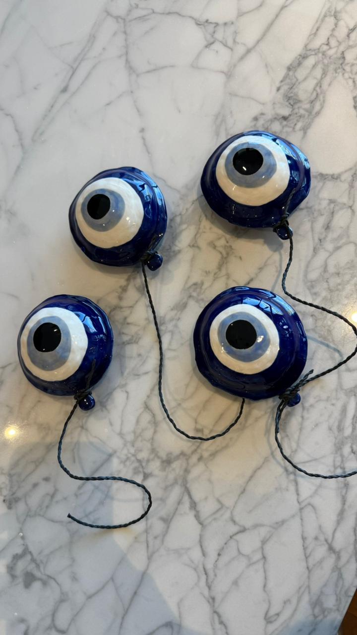 Wall Hanging Ceramic Mini Evil Eye