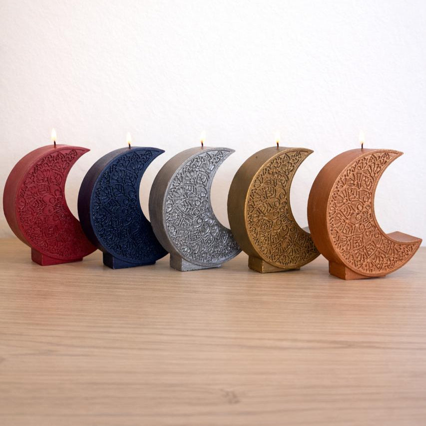 Crescent Moon Candle