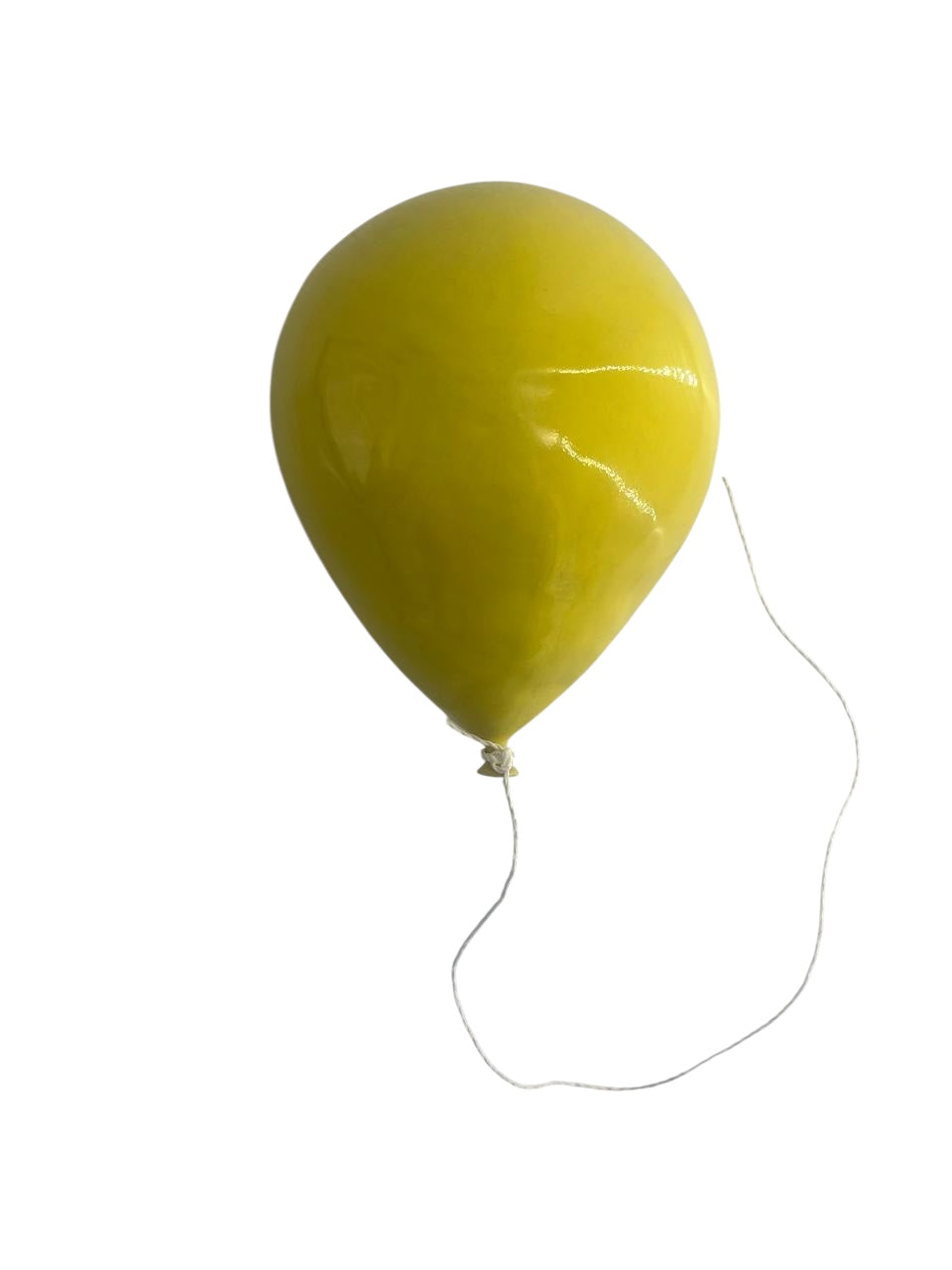 Wall Hanging Ceramic Balloon - Yellow