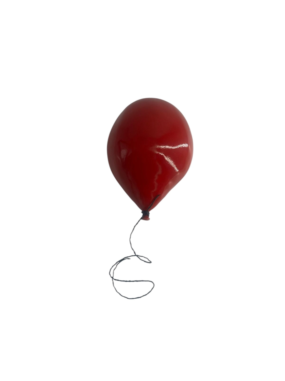 Wall Hanging Ceramic Balloon - Red