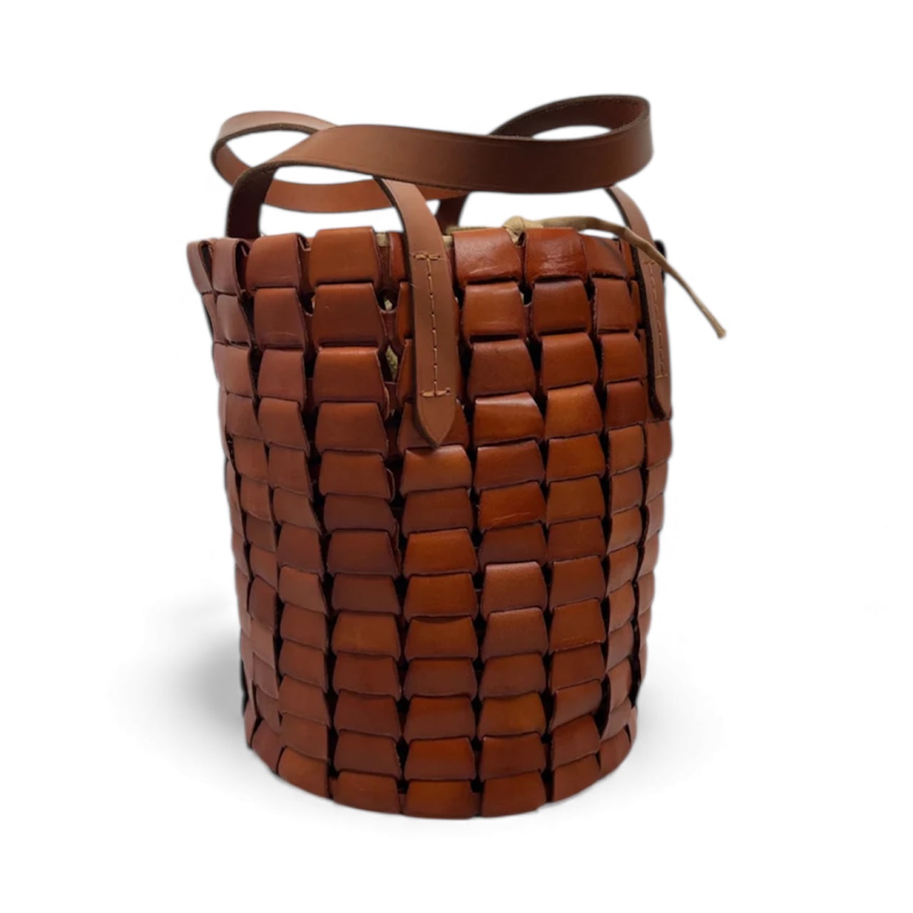 Link Bucket Bag - Tan