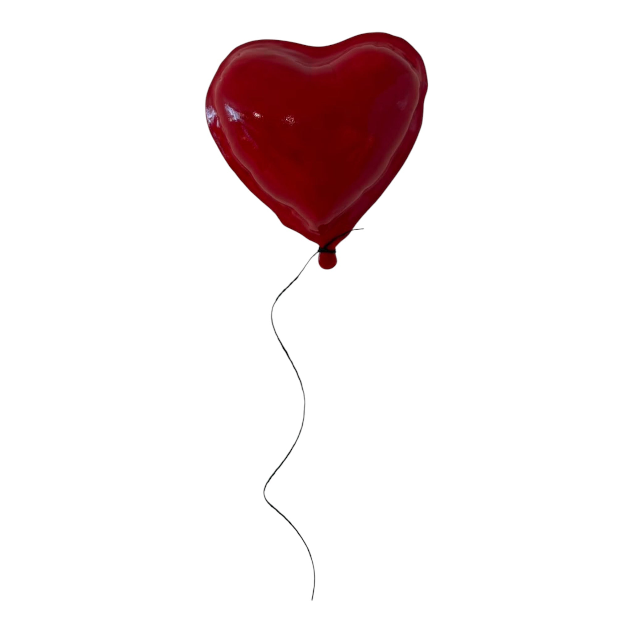 Wall Hanging Heart Balloon Red - Small