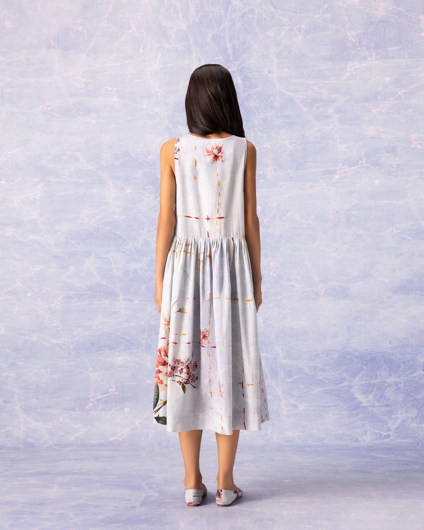 Bokja Morning Hymn Embroidered Dress