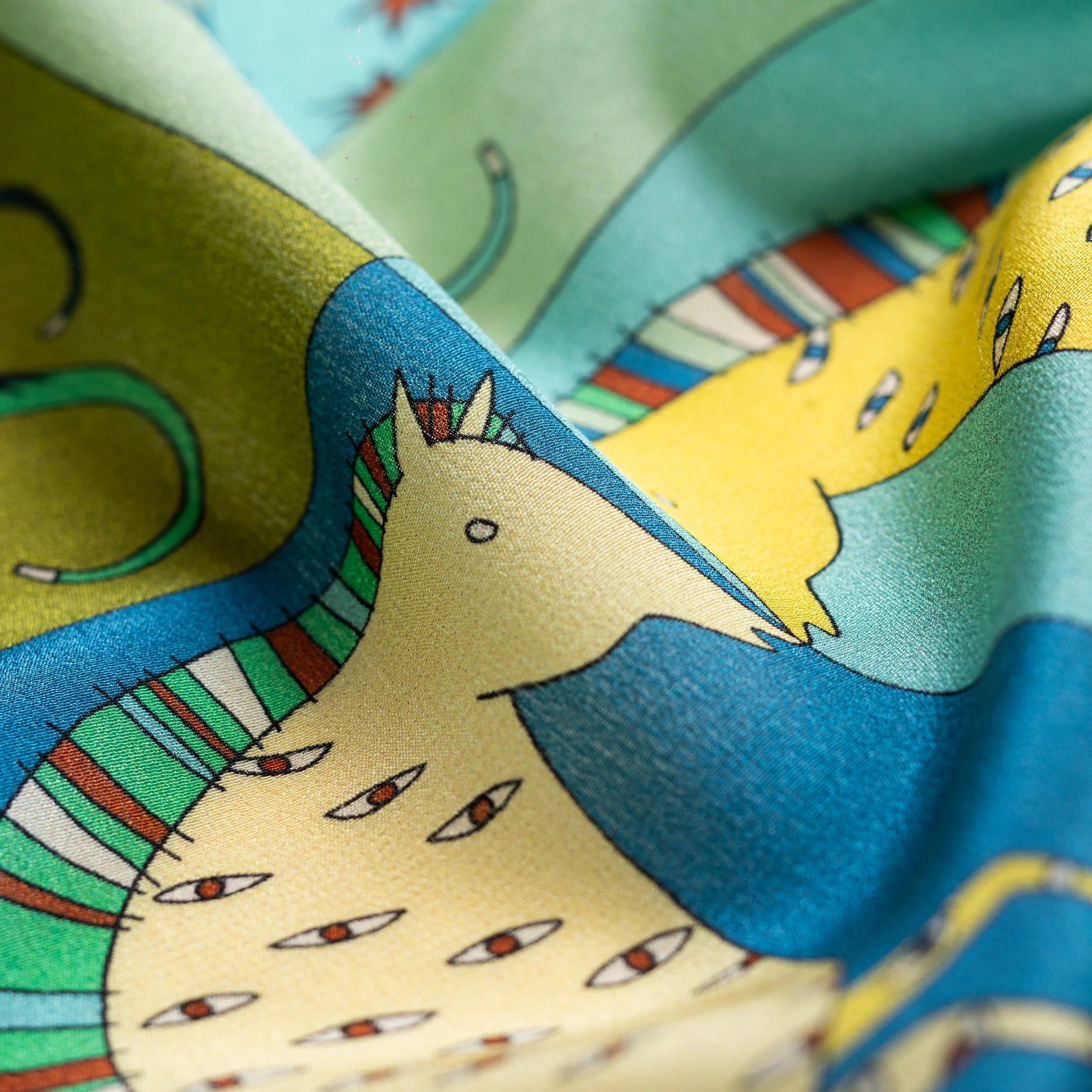 Equine Harmony Silk Scarf - 137x137 cm