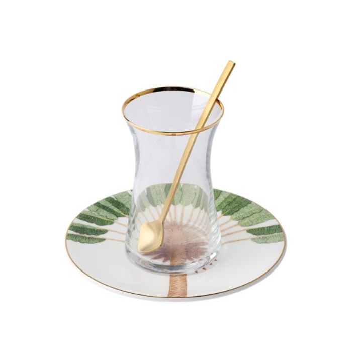 Zarina the Palm Tea Cups - Set of 6