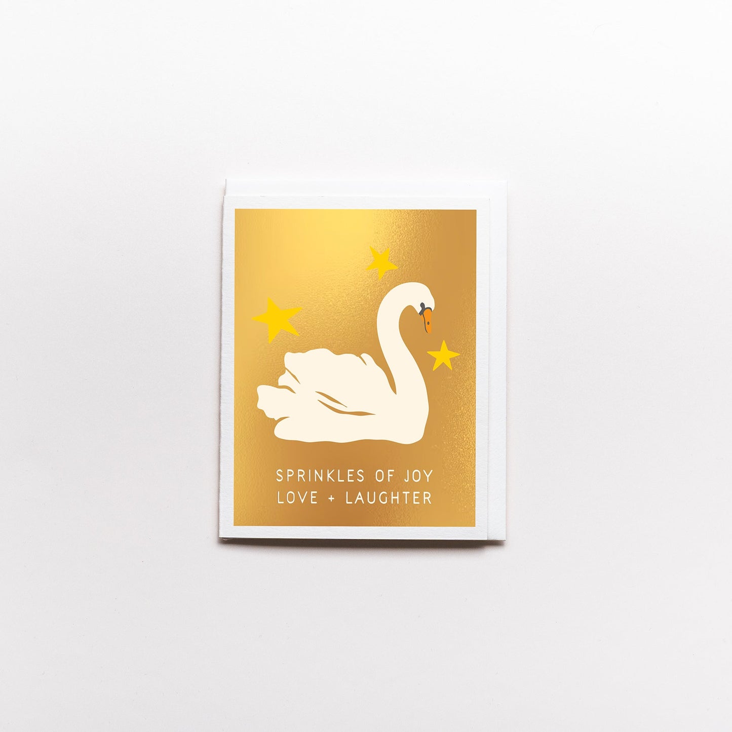 Swan Holiday Wishes Card