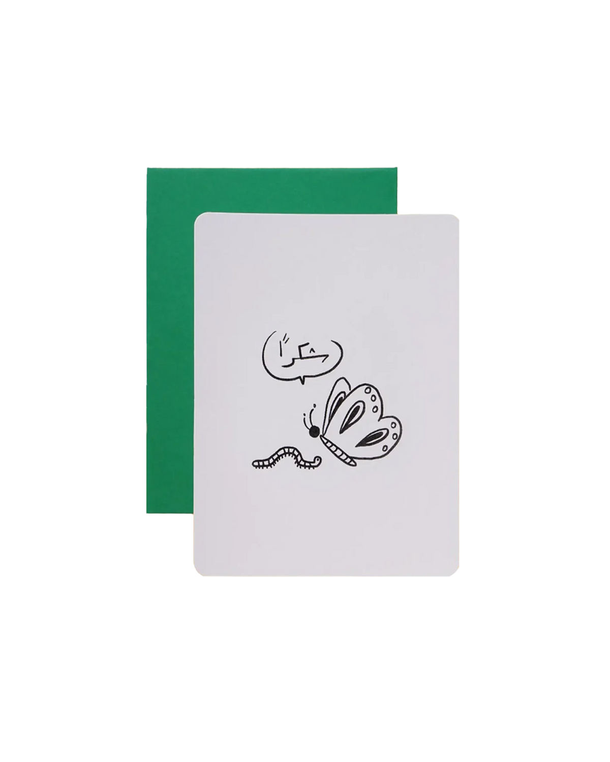 Zenobie Thank You Butterfly Greeting Card