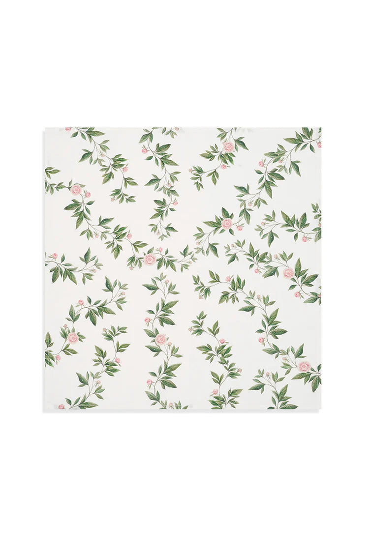 Trailing Peony Linen Napkin
