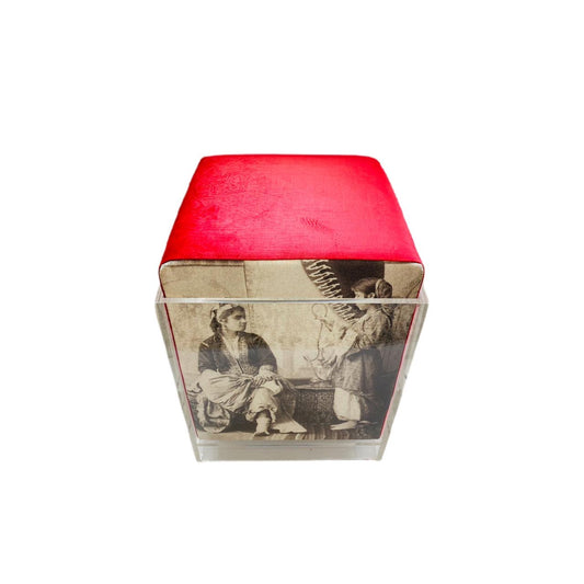 Nada Debs Vintage Floating Stool - Red