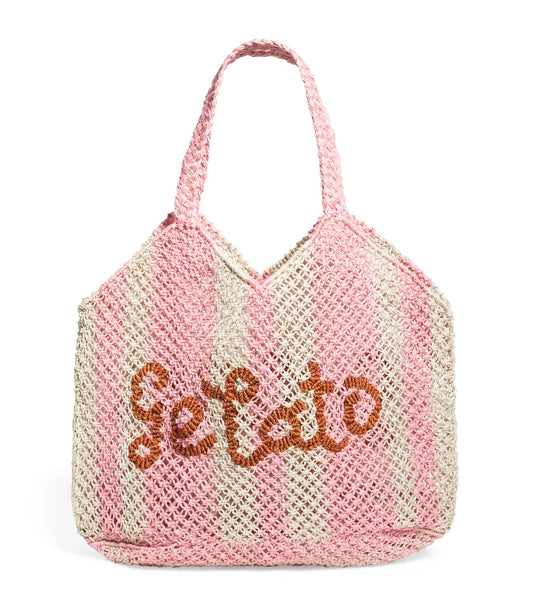 The Jackson Jute Tote Bag - Gelato