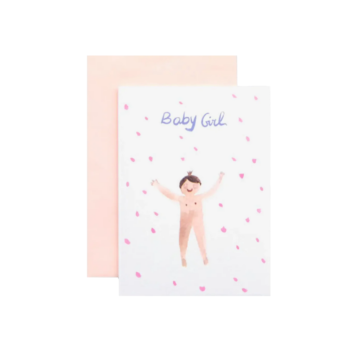 Zenobie Baby Girl Greeting Card
