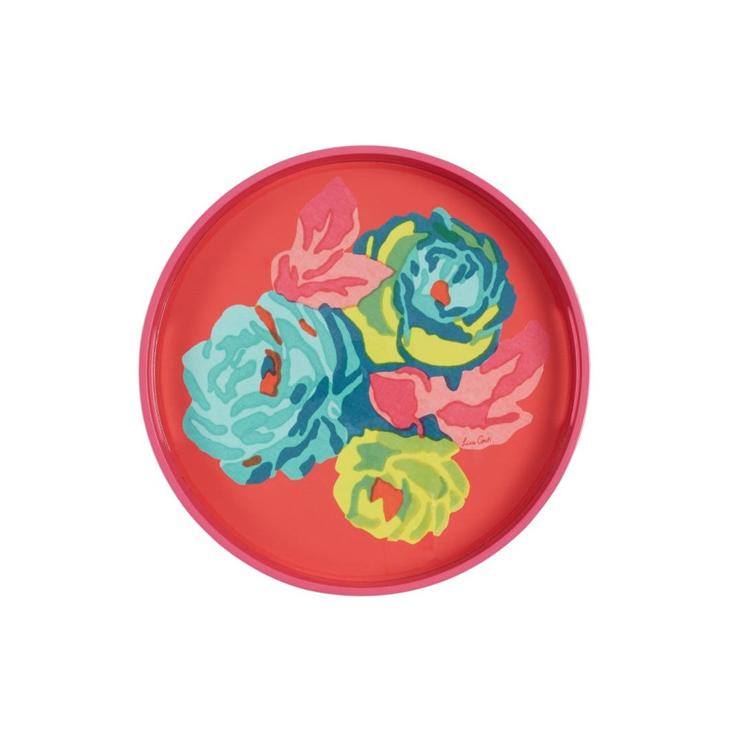 Nizam Flower Geranium Round Tray
