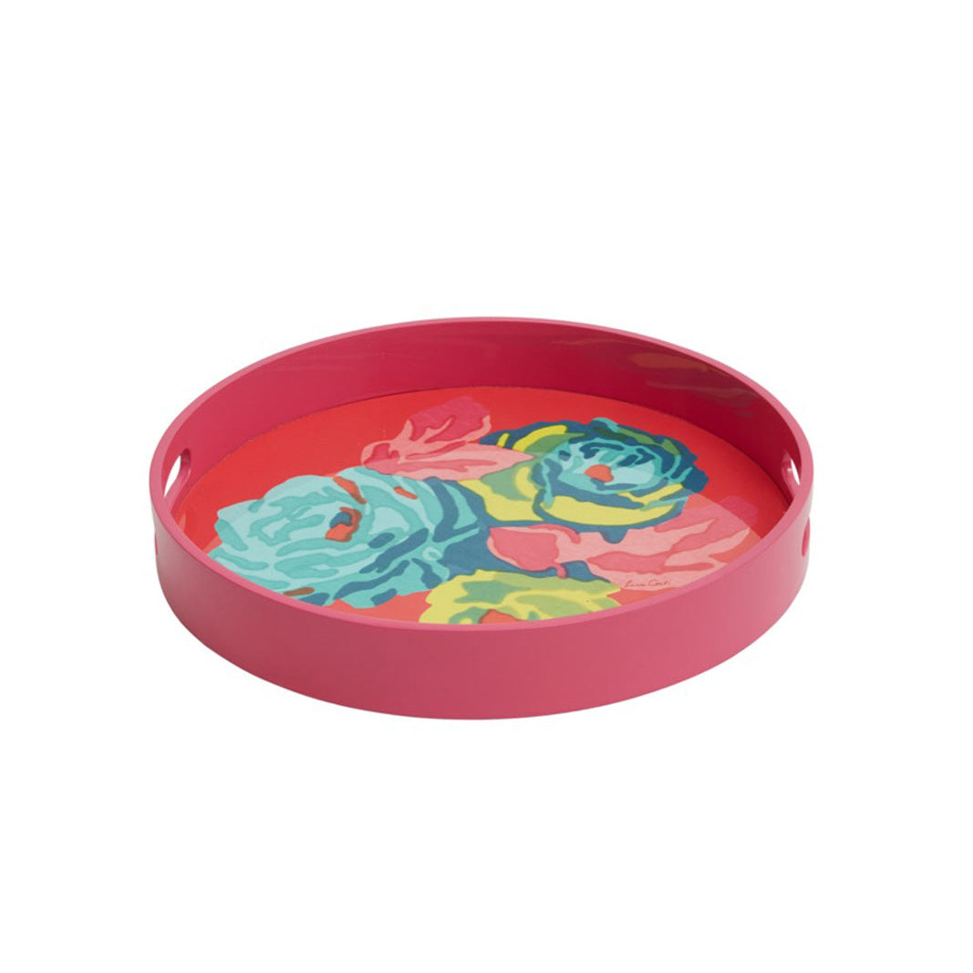 Nizam Flower Geranium Round Tray