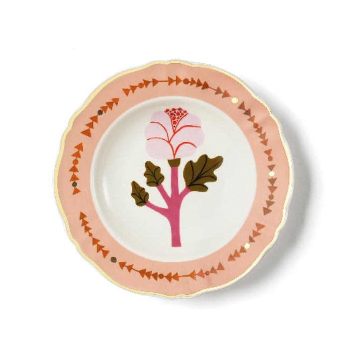 Bitossi Home Botanica Pink Soup Plate