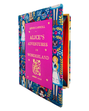 Load image into Gallery viewer, By M Design Alice in Wonderland Book Clutch
