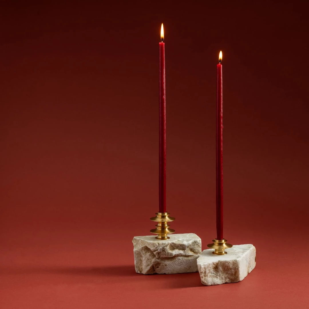 Shokudai Candle Holders for Thin Candles - Set of 2