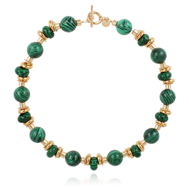 Necklace Aby Malachite