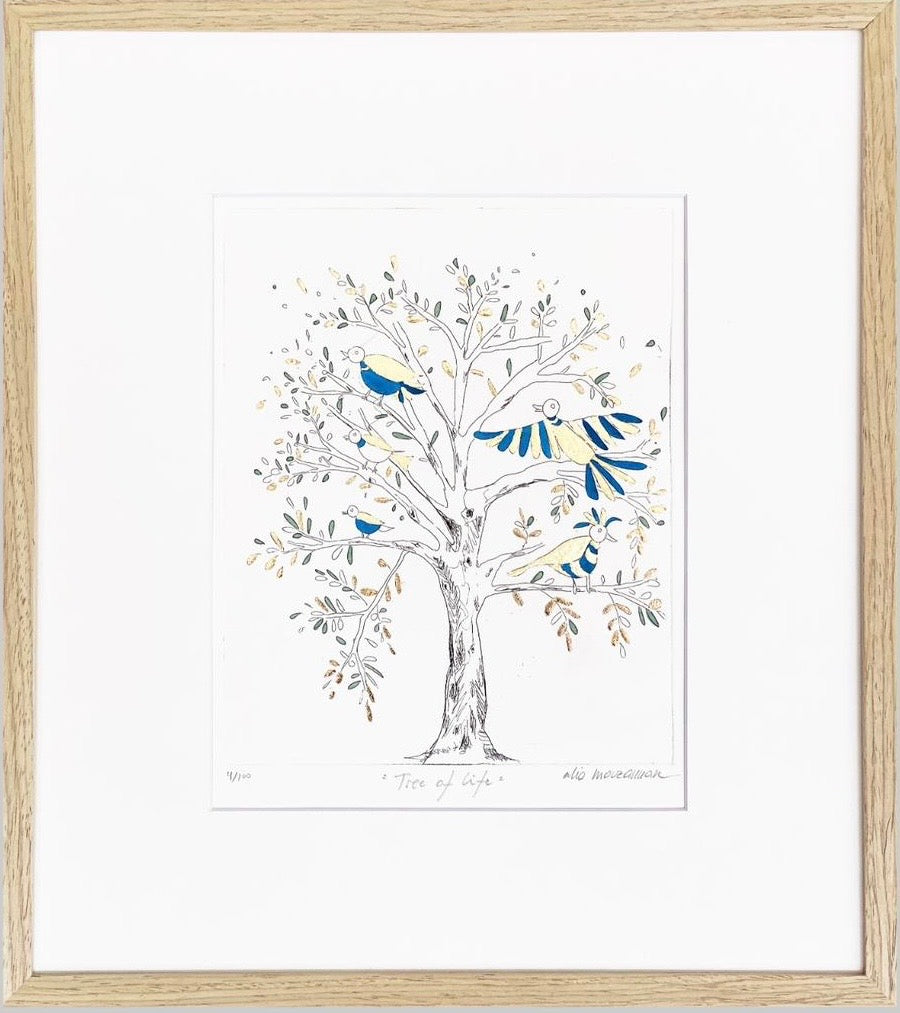 "Tree of Life" Etching