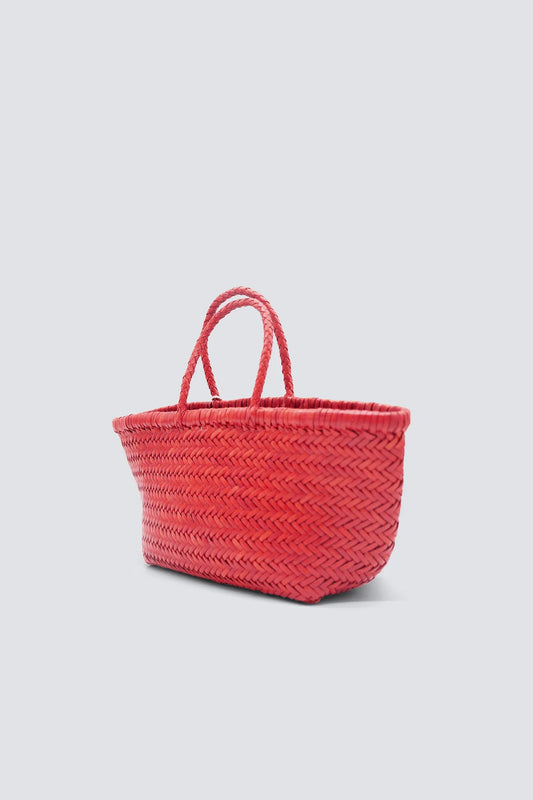 Bamboo Triple Small Bag - Poppy Red