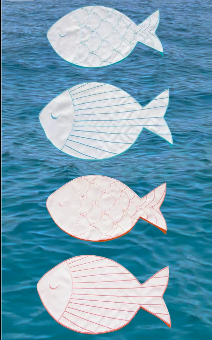 Fish Shaped Placemats - Set of 4