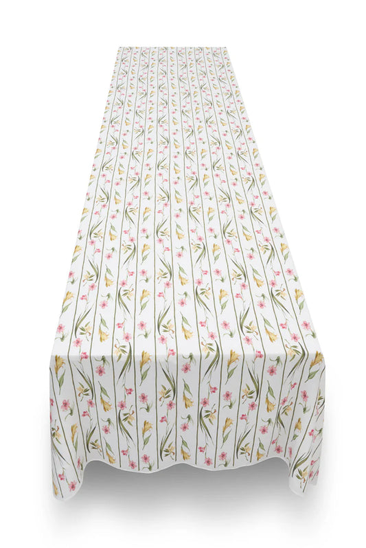 Gladioli Linen Tablecloth