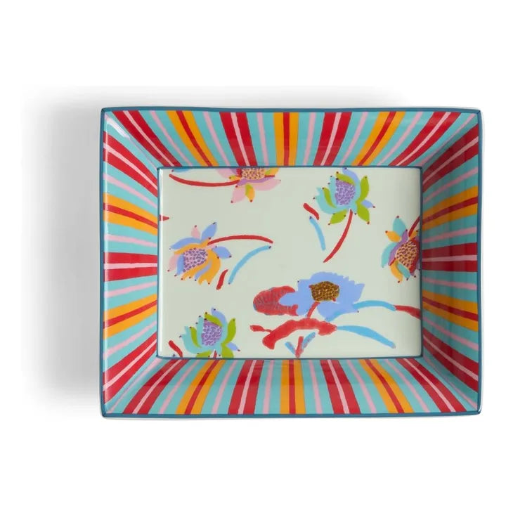 Japanese Porcelain Charger Tray - Green