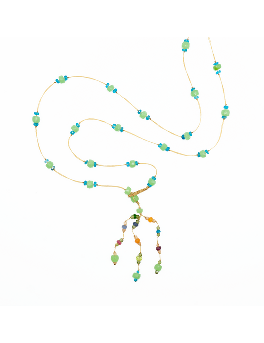 Holy Labradorite Chrysoprase Necklace