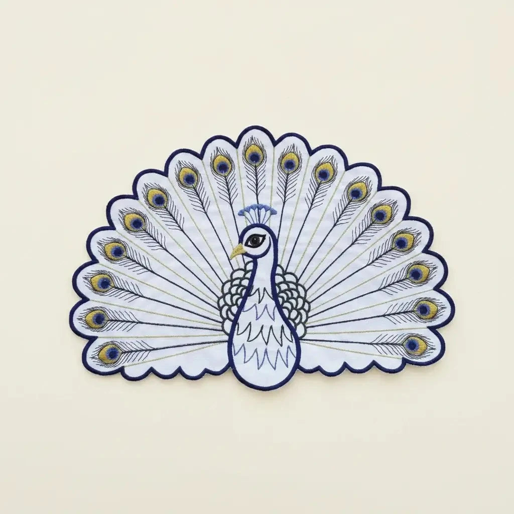 Peacock Shaped Placemat - Set of 6