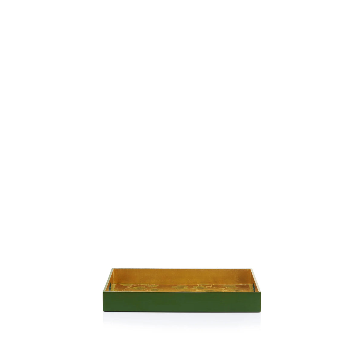 Gold Leaf The Ivy Rectangular Lacquered Tray