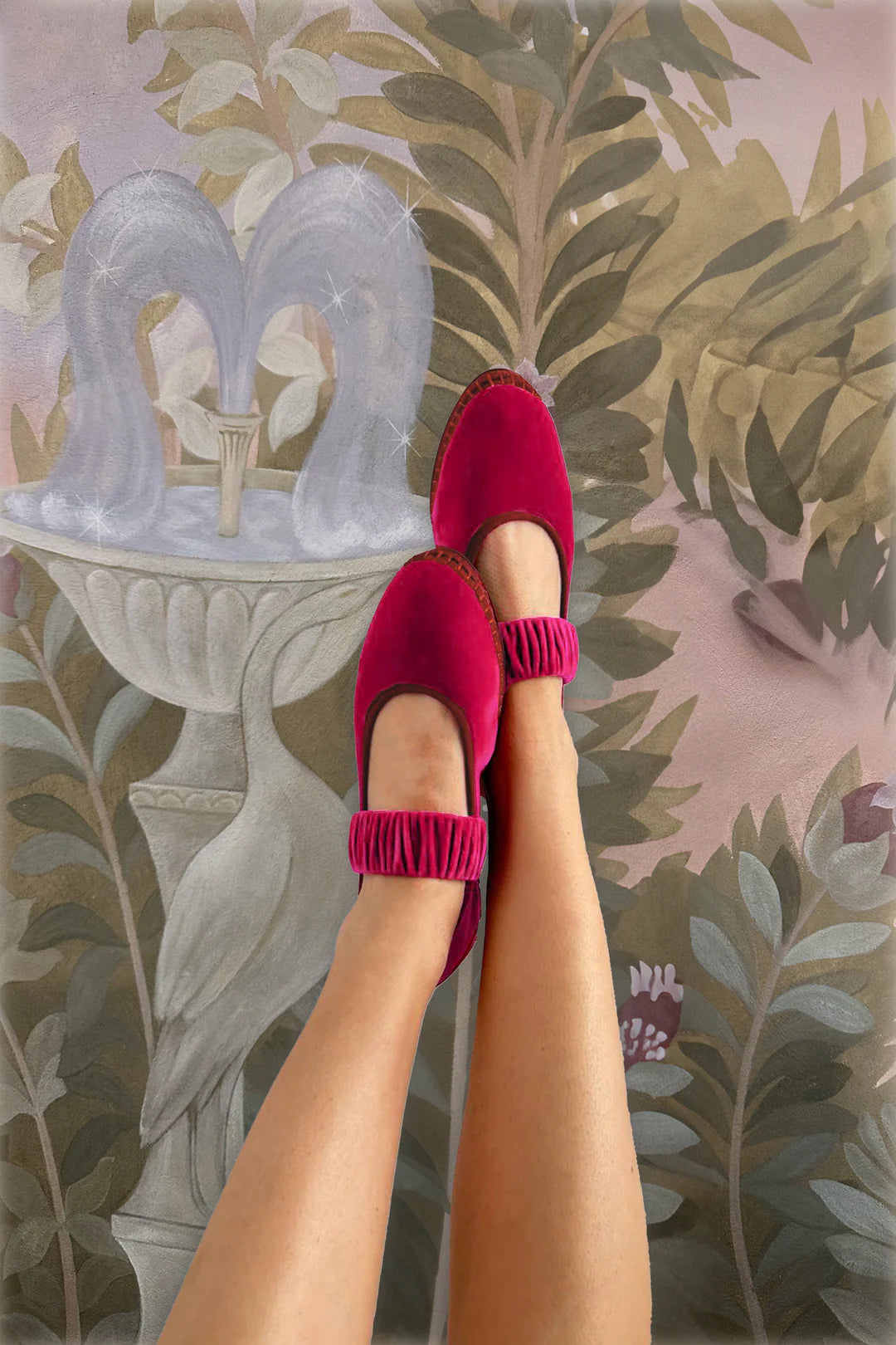 Mafalda Plum Ballerinas