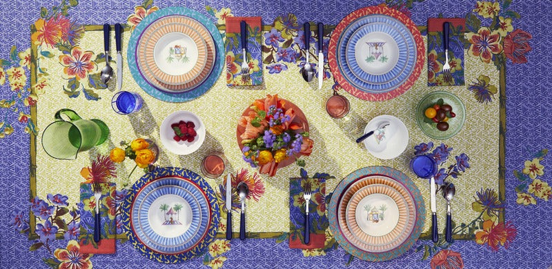 Sariska Porcelain Dessert Plates Set of 4