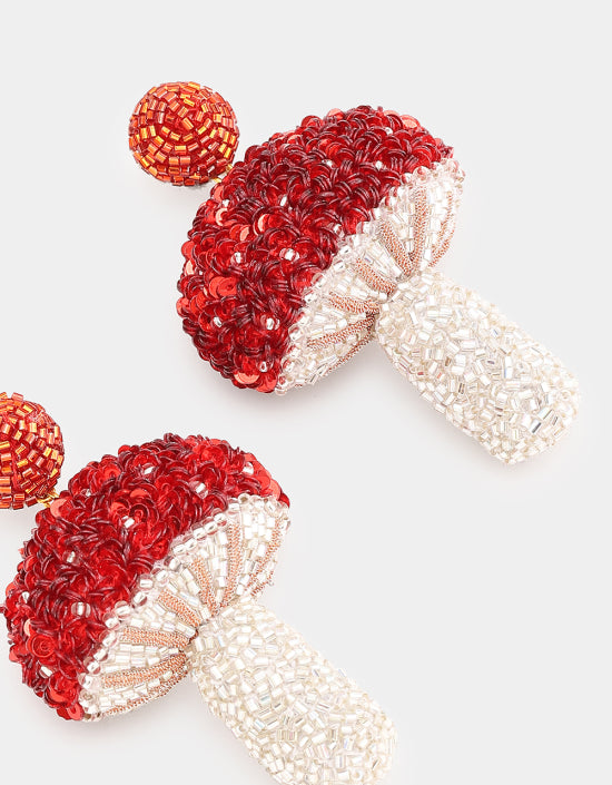 Mushroom Earrings