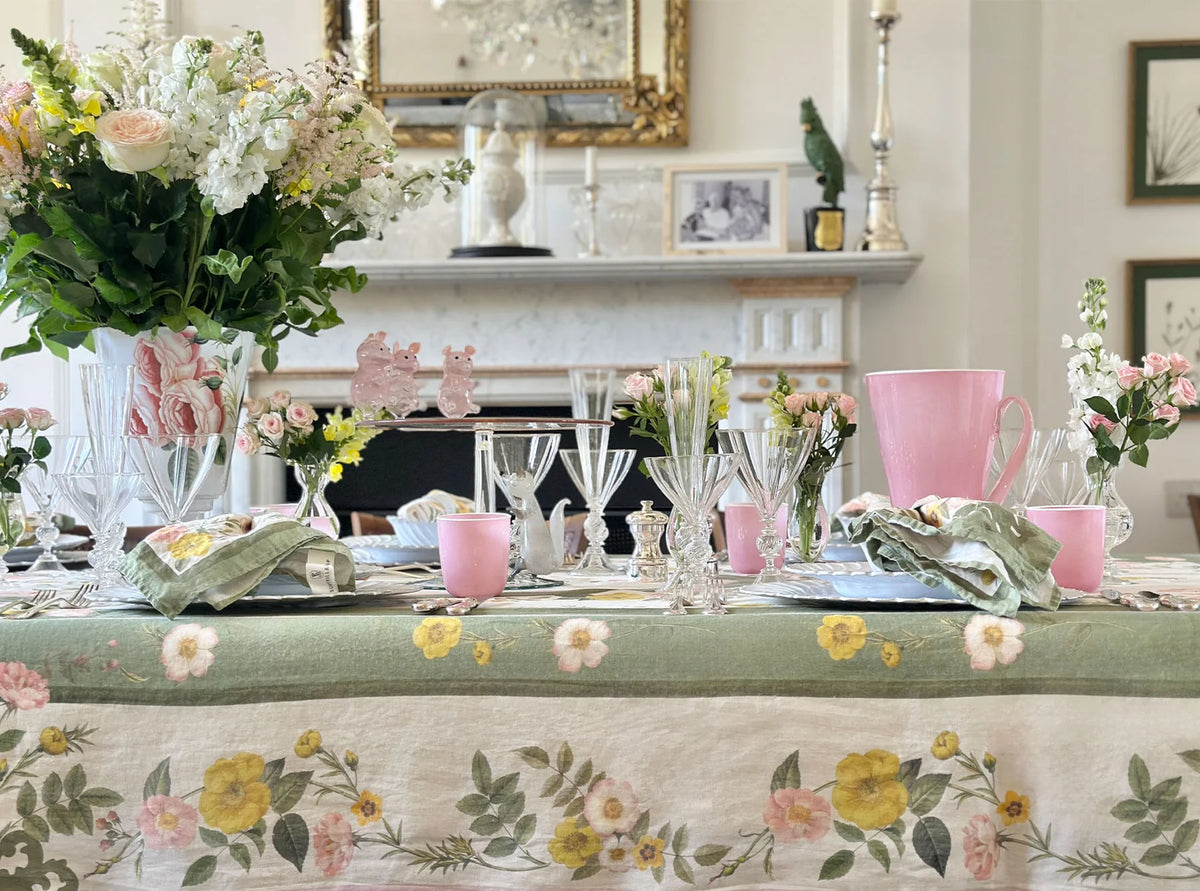 Tapestry Linen Tablecloth