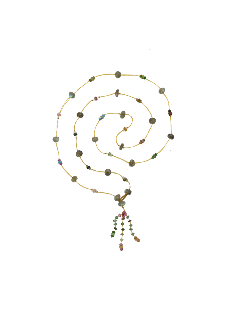 Holy Labradorite Tourmaline Necklace