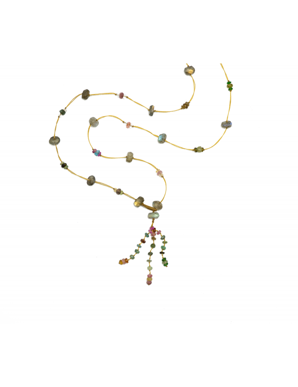 Holy Labradorite Tourmaline Necklace