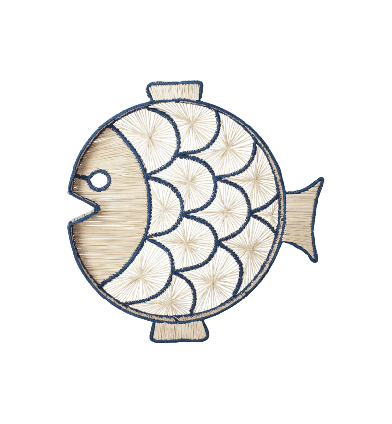 Blue Fish Tray