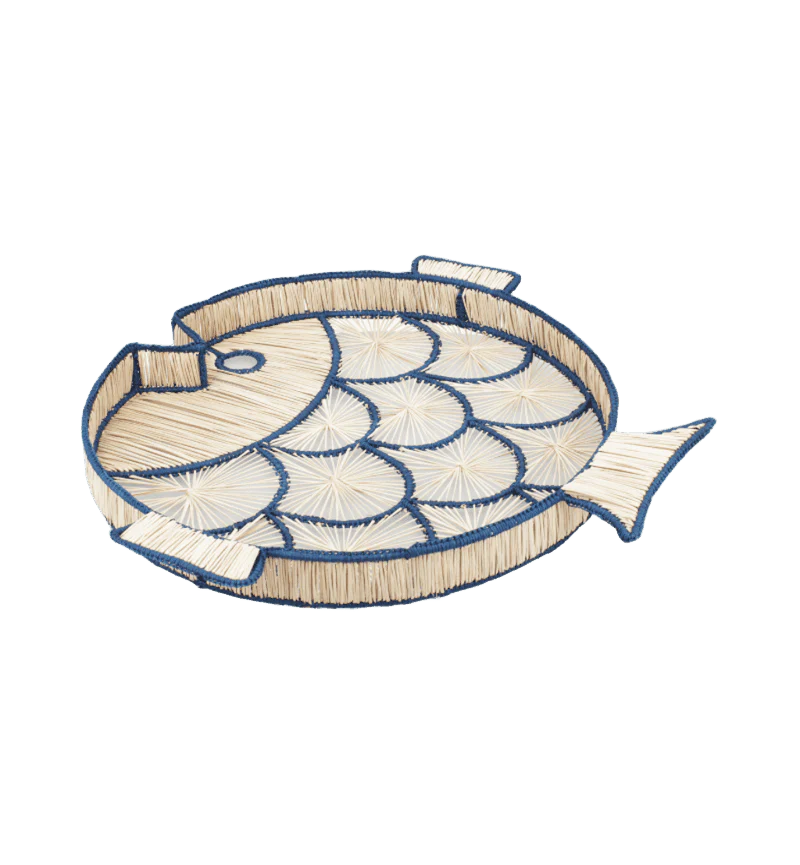 Blue Fish Tray