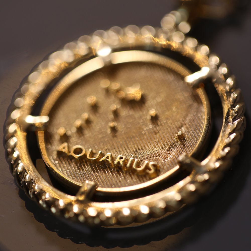 Elsa O Horoscope Necklace - Aquarius