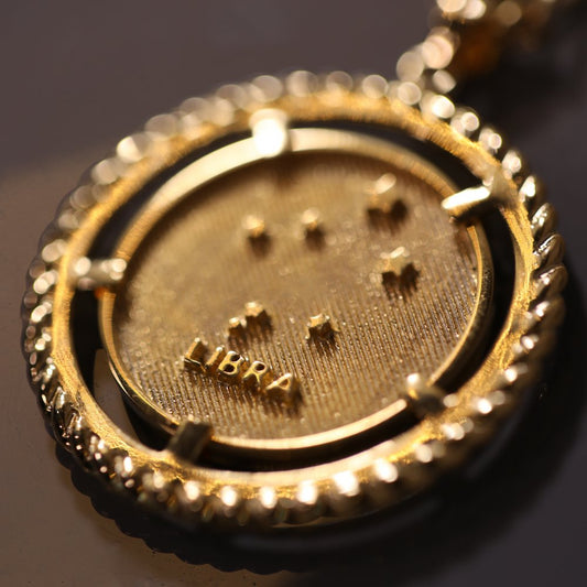 Elsa O Horoscope Necklace - Libra