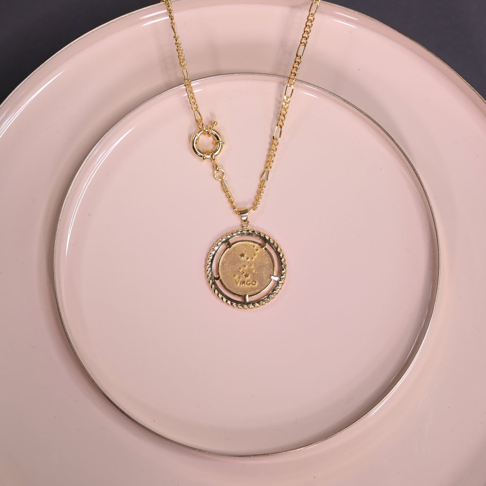 Elsa O Horoscope Necklace - Virgo