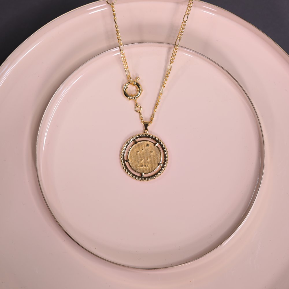 Elsa O Horoscope Necklace - Libra
