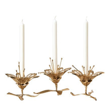 Load image into Gallery viewer, Pols Potten Lilly Gold Candle Holder
