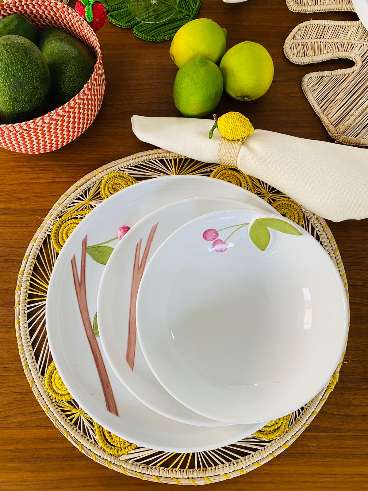 Table Basket - Strawberry