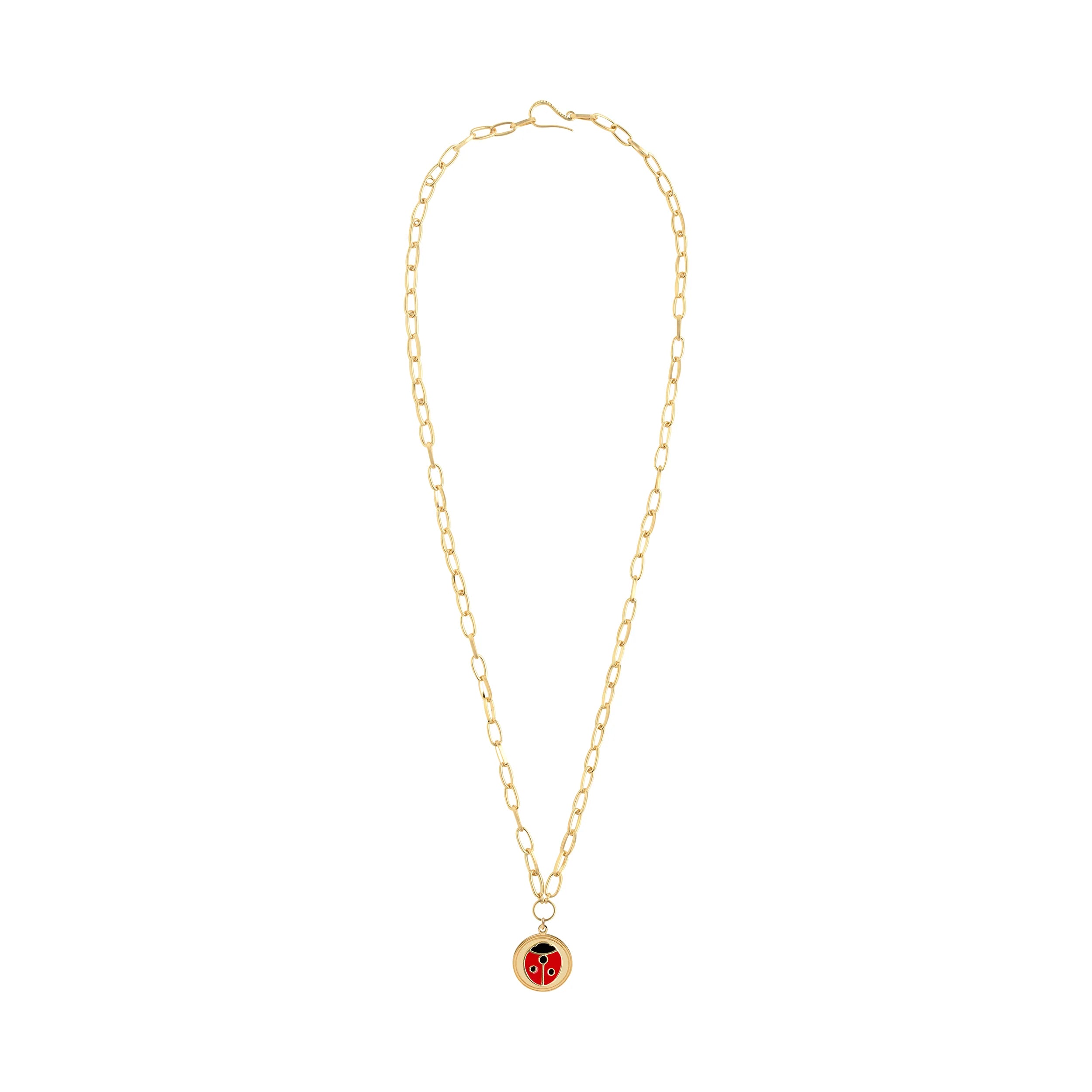 Wilhelmina Garcia Ladybug Necklace