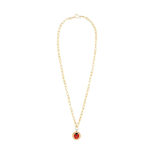 Wilhelmina Garcia Ladybug Necklace