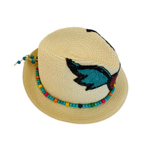 Load image into Gallery viewer, MF Younane Hat with Winged Heart Embroidery
