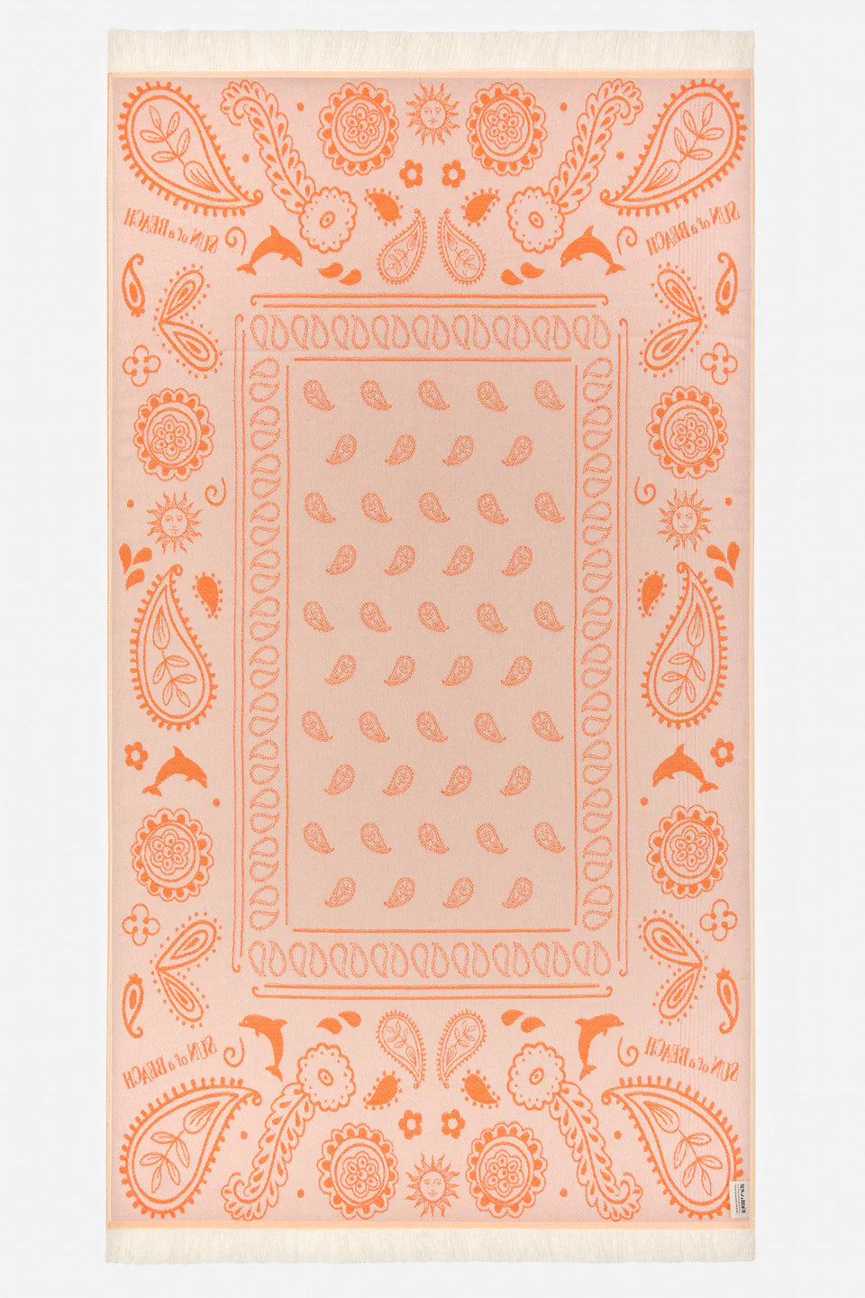 Sun of a Beach Bandana Feather Beach Towel