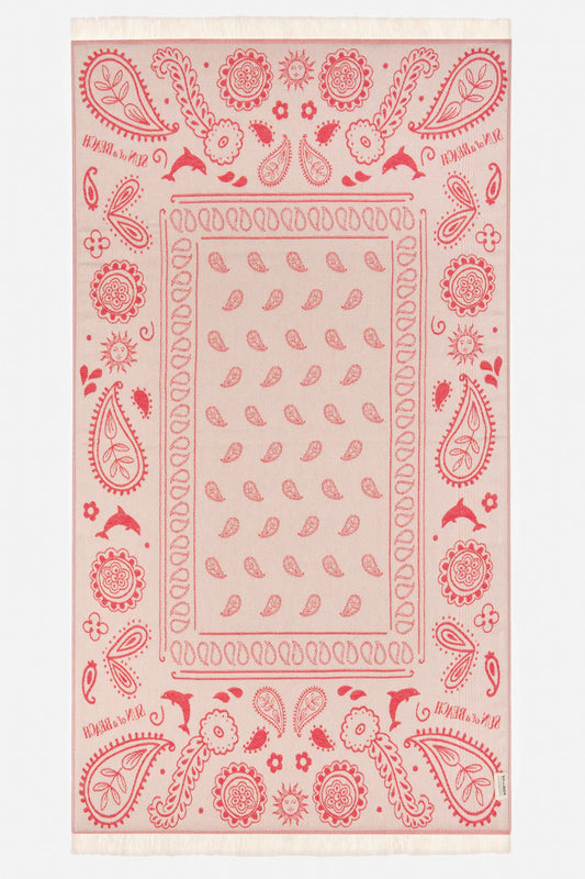 Sun of a Beach Bandana Feather Beach Towel