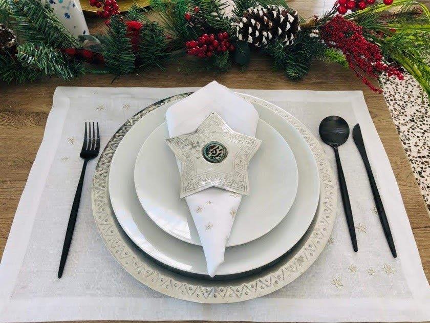 Stars Placemat - Off White
